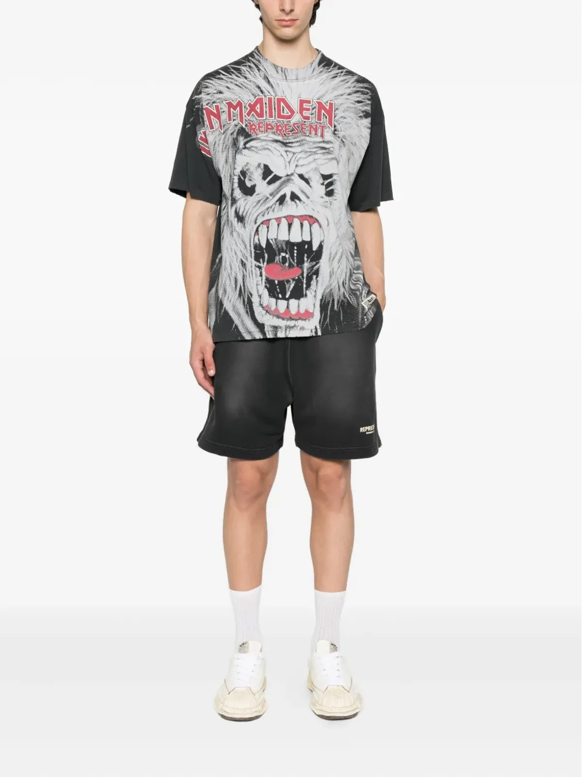 Represent エラスティックウエストバンド コットンショーツ - 画像2