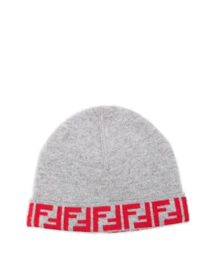 Fendi Kids Zucca-pattern beanie - サムネイル1