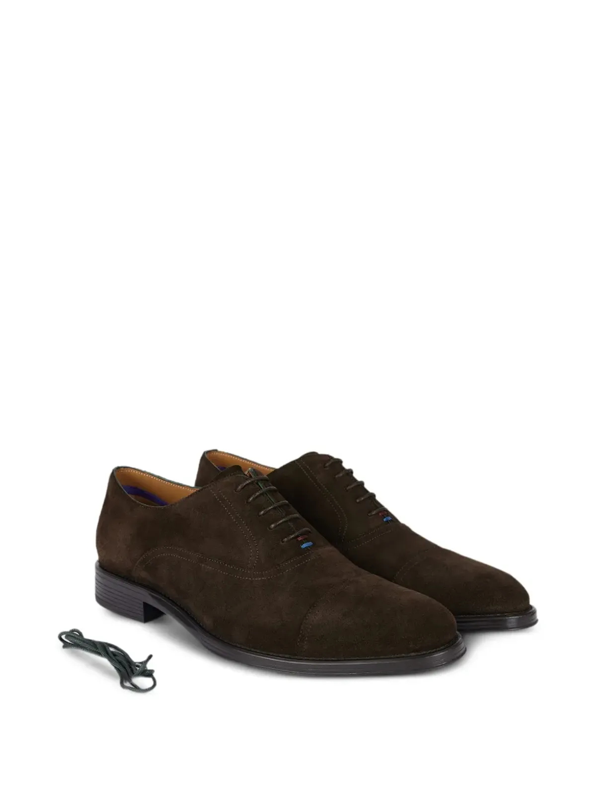 PS Paul Smith スエード オックスフォードシューズ ブラウン - 画像2