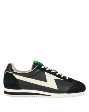 PS Paul Smith アタランタ レザー パネルド スニーカー ブラック - サムネイル1