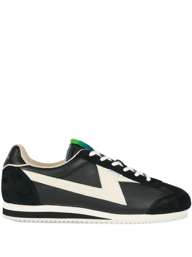 PS Paul Smith PS Paul Smith アタランタ レザー パネルド スニーカー ブラックの商品画像