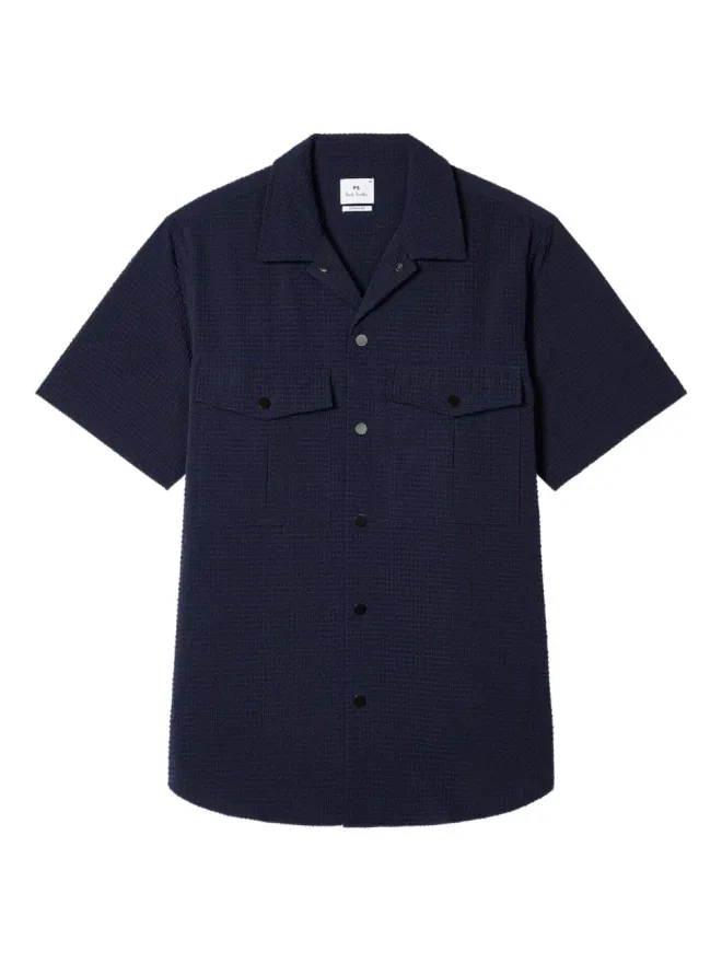 PS Paul Smith PS Paul Smith テクスチャードポケットシャツの商品画像