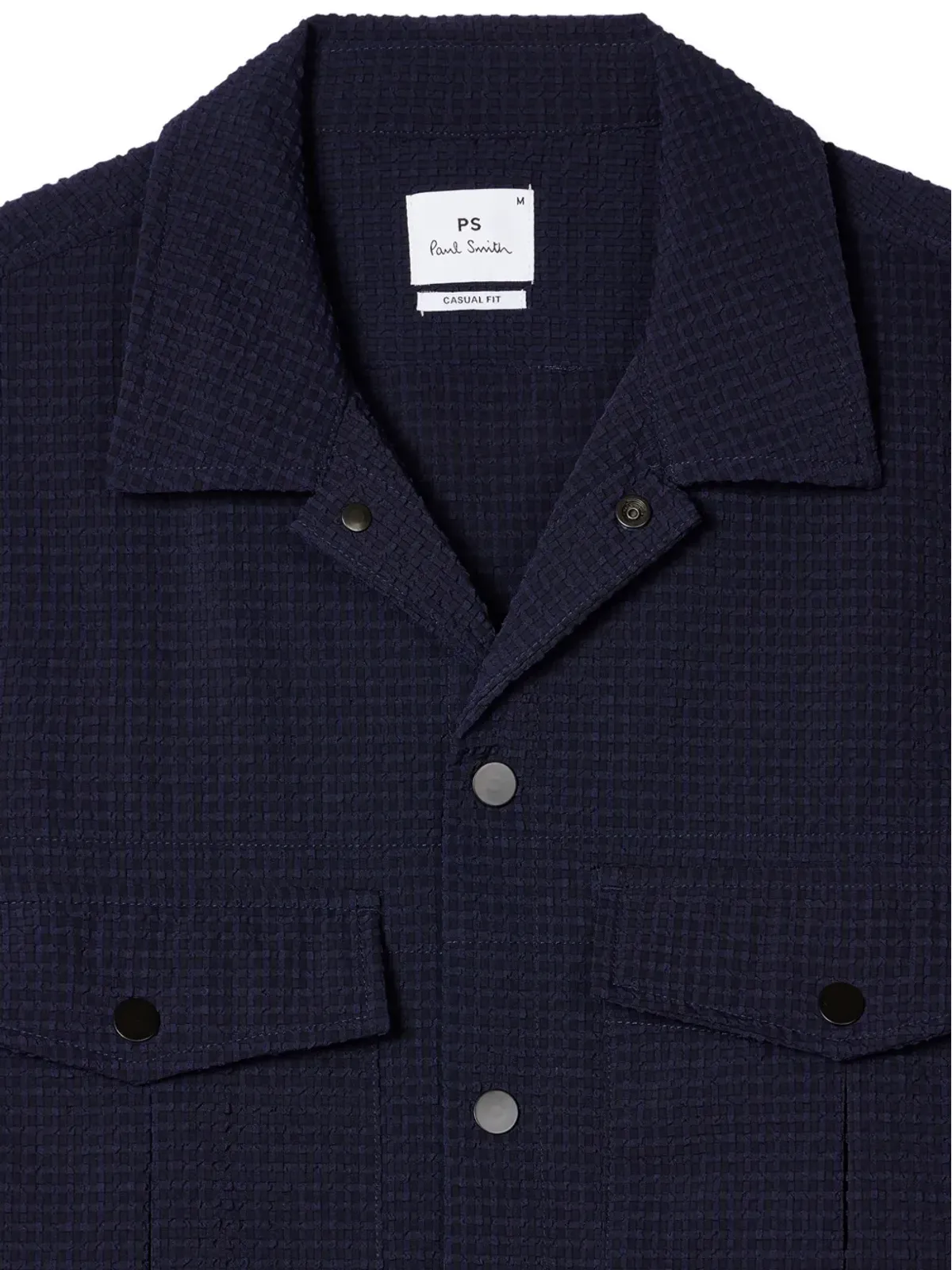 PS Paul Smith テクスチャードポケットシャツ - 画像5
