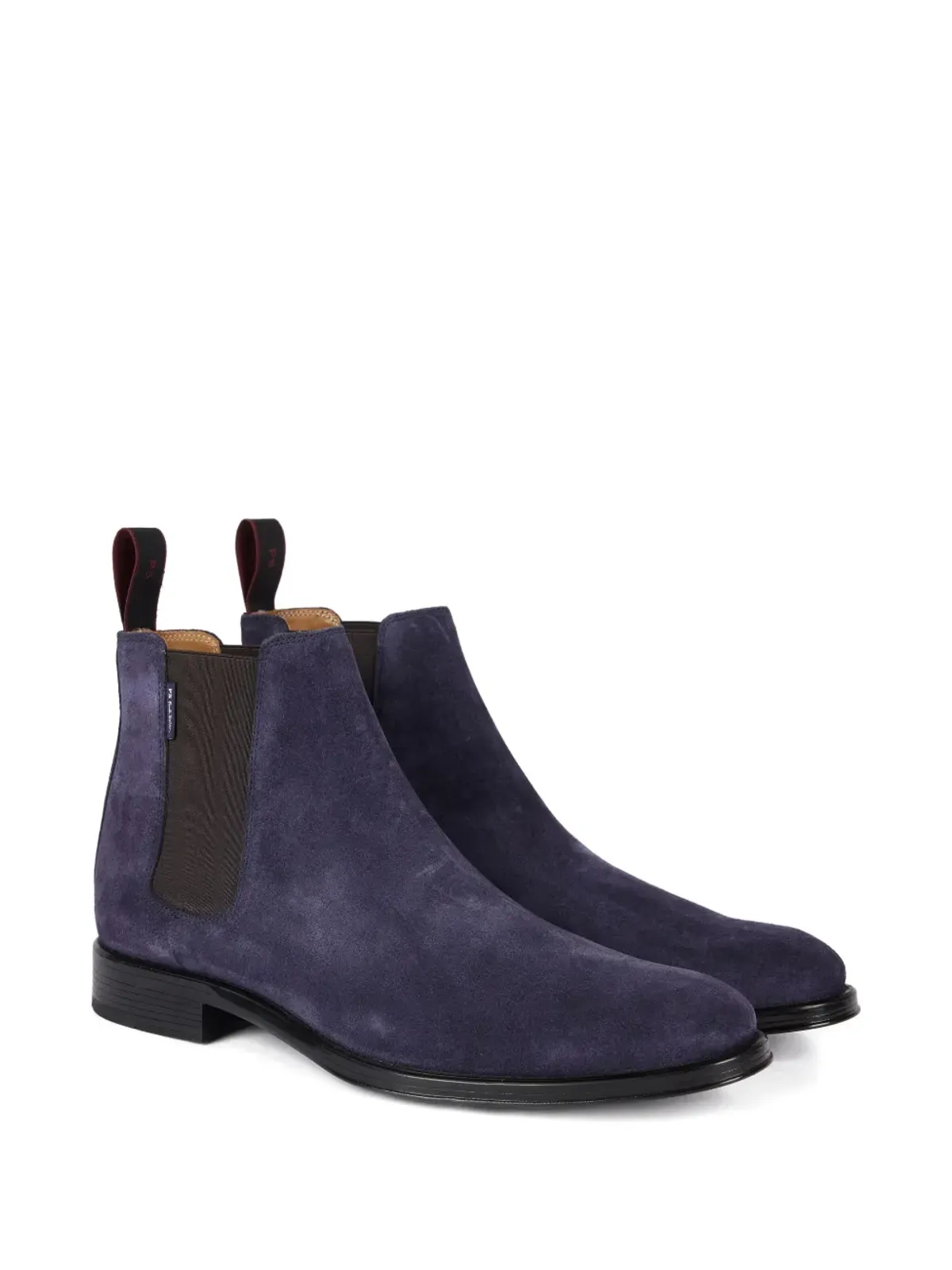 PS Paul Smith エラスティックパネル スエード チェルシーブーツ - ブルー - 画像2