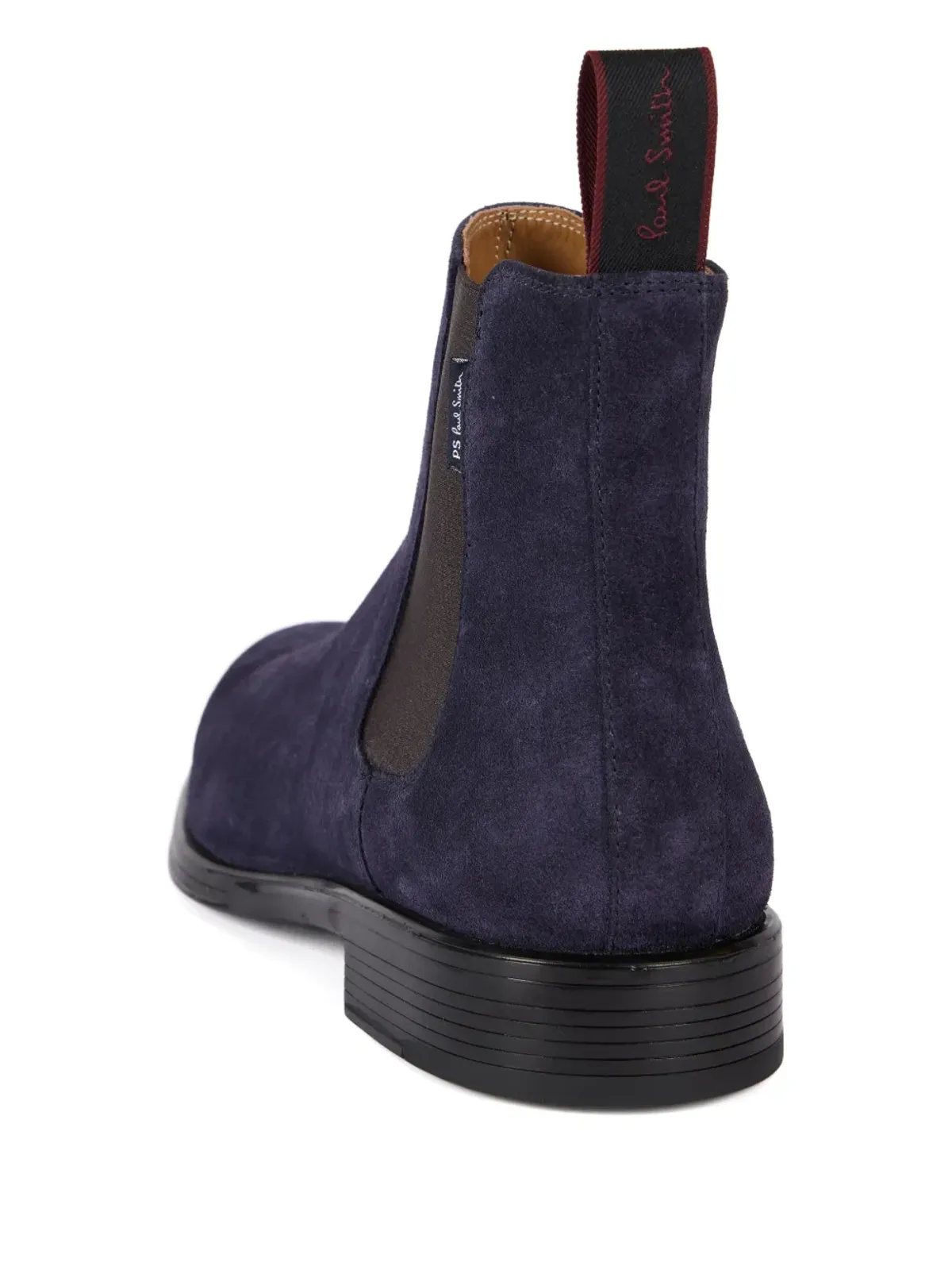 PS Paul Smith エラスティックパネル スエード チェルシーブーツ - ブルー - 画像3