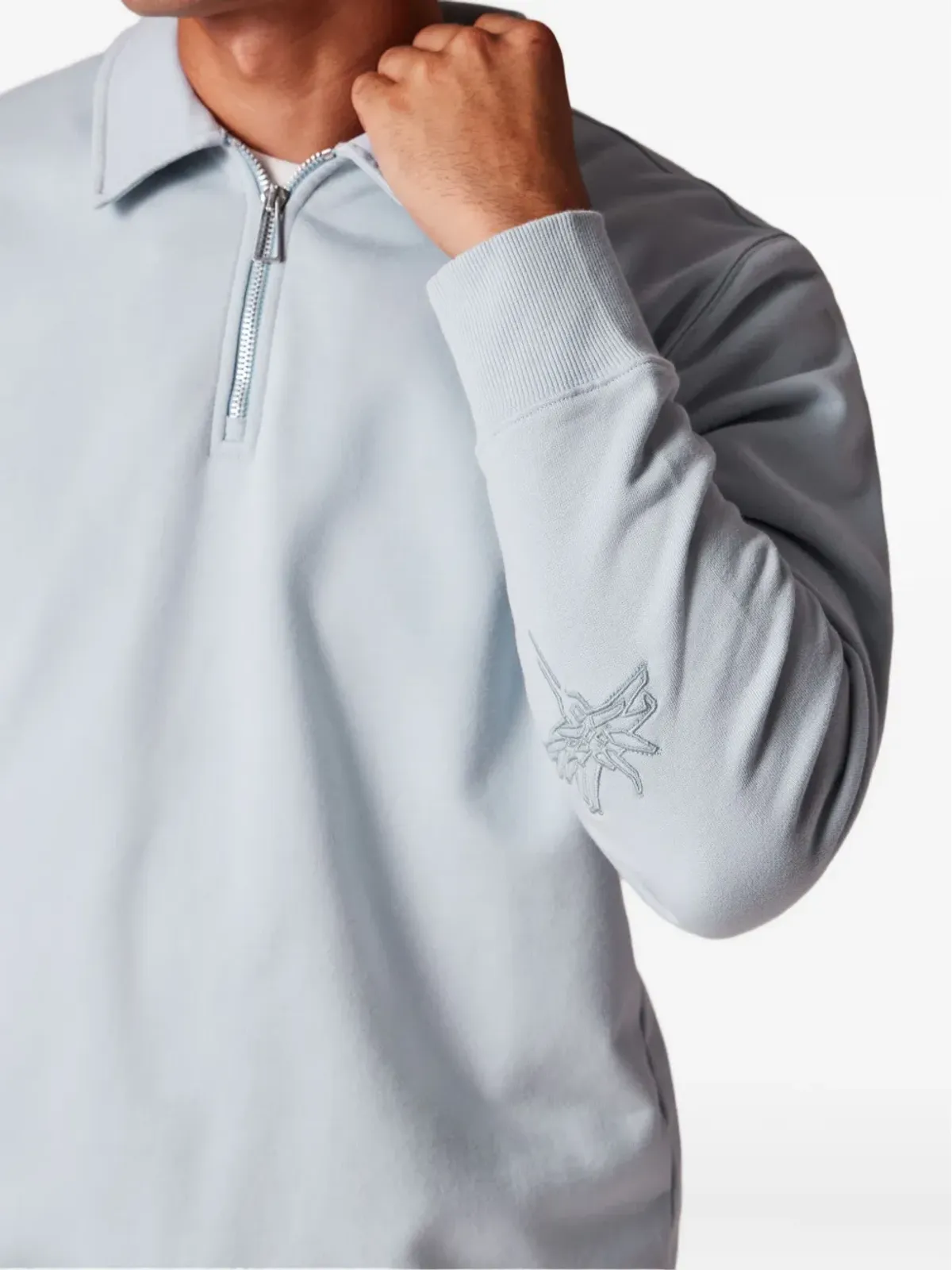 PS Paul Smith 刺繍ディテール半ジップスウェットシャツ - 画像3