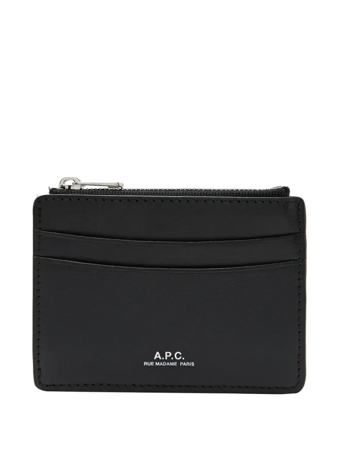 A.P.C. A.P.C. ジップトップ カードホルダー - ブラックの商品画像