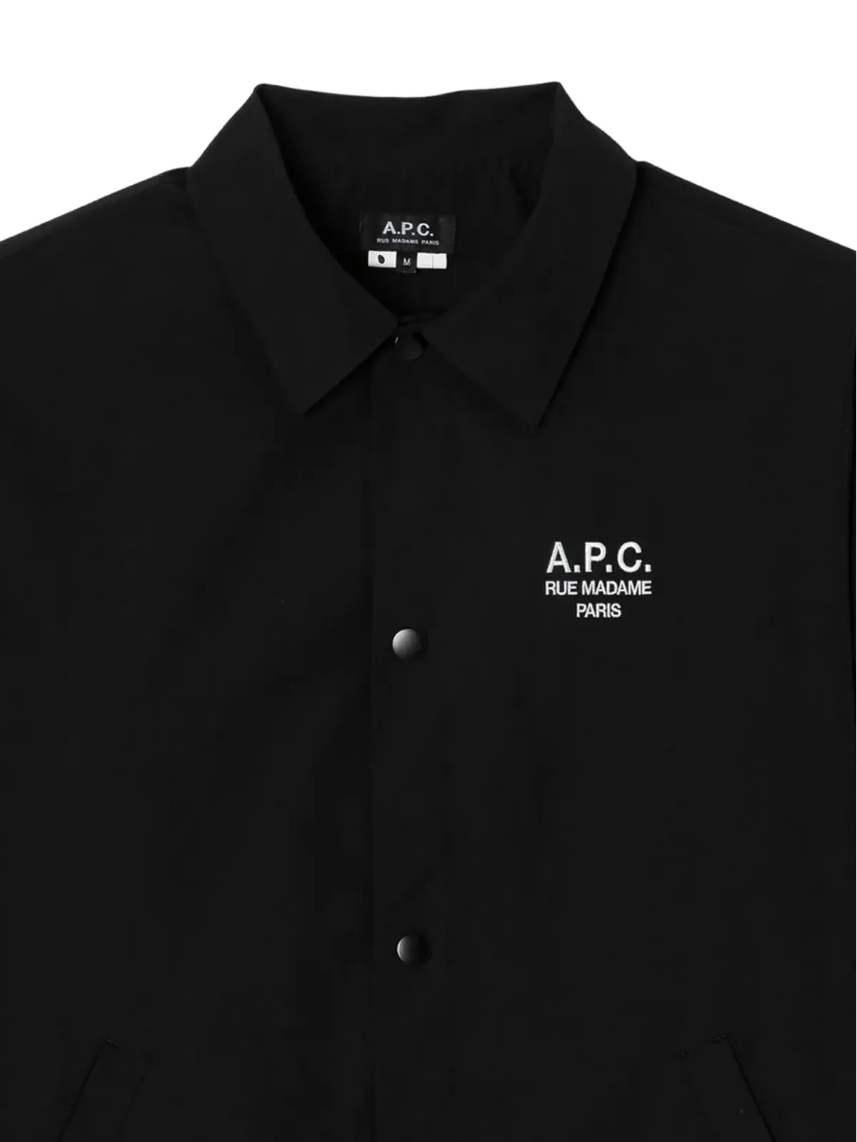 A.P.C. ボタン留めシャツジャケット - 画像2