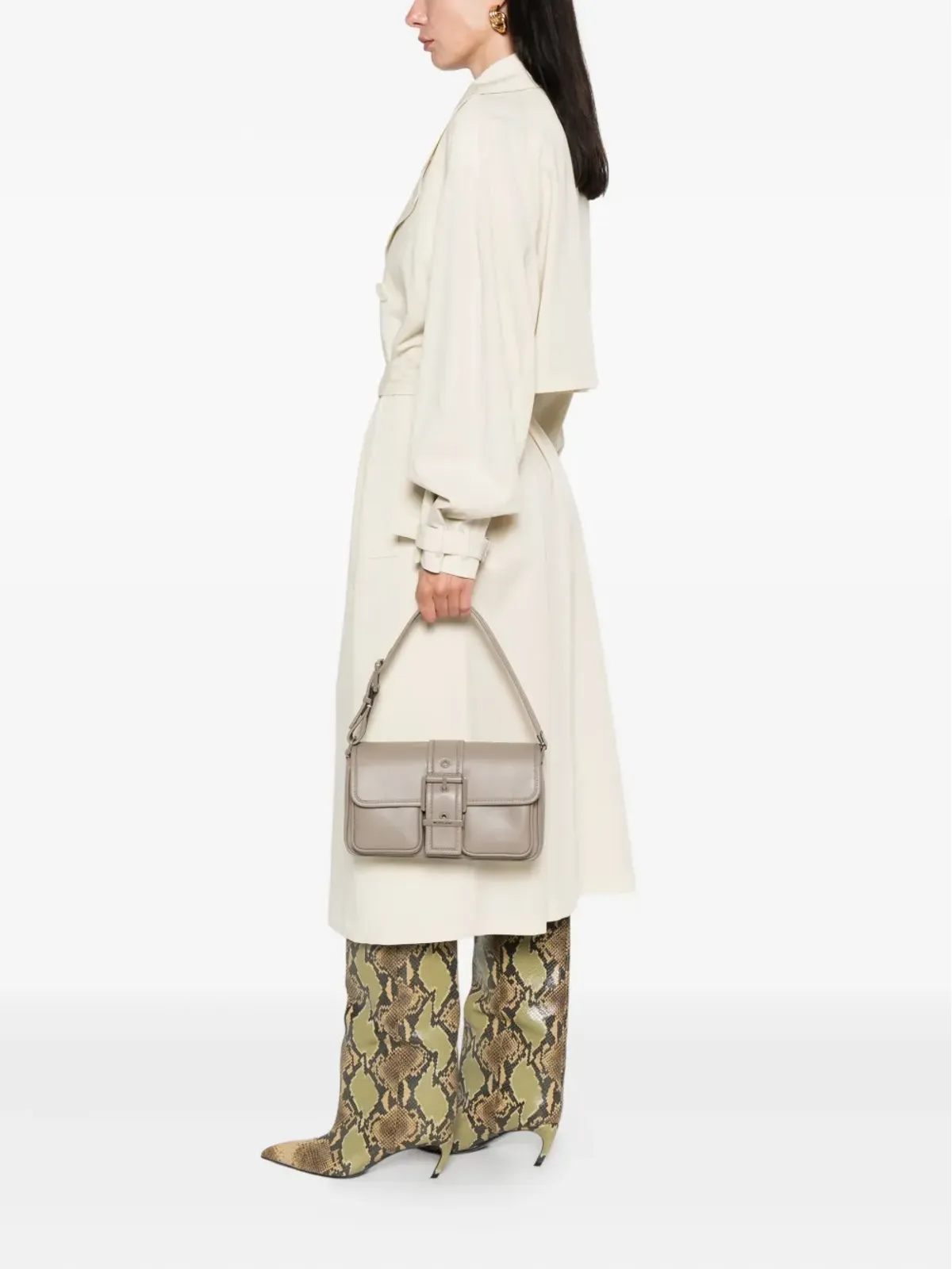 Michael Michael Kors Colby バックル留め レザー ショルダーバッグ - 画像2