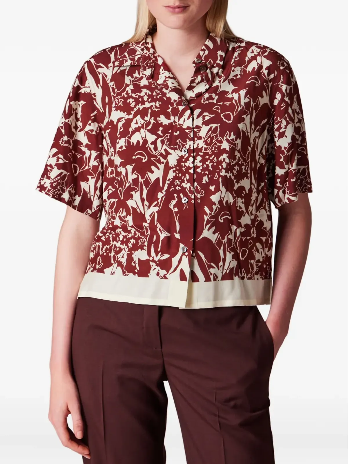 Paul Smith floral buttoned shirt - Red - 画像2