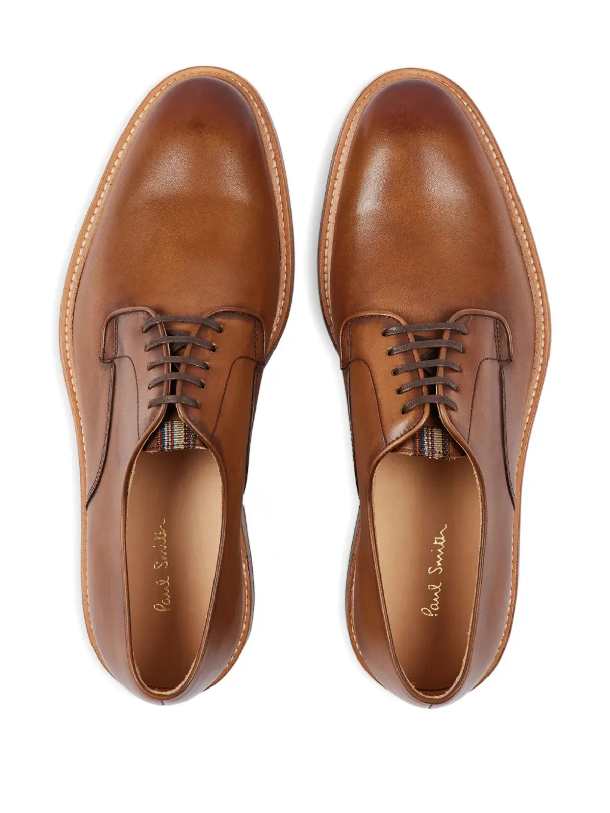 Paul Smith レースアップ ダービーシューズ - ブラウン - 画像3