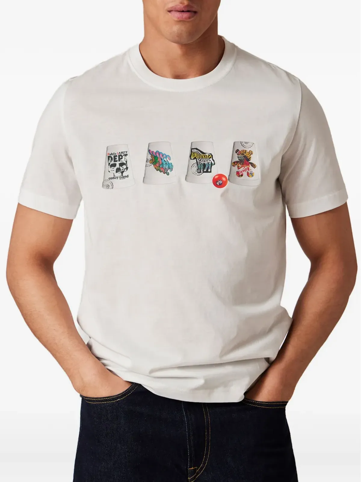 Paul Smith カップ＆ボールプリント Tシャツ - 画像2
