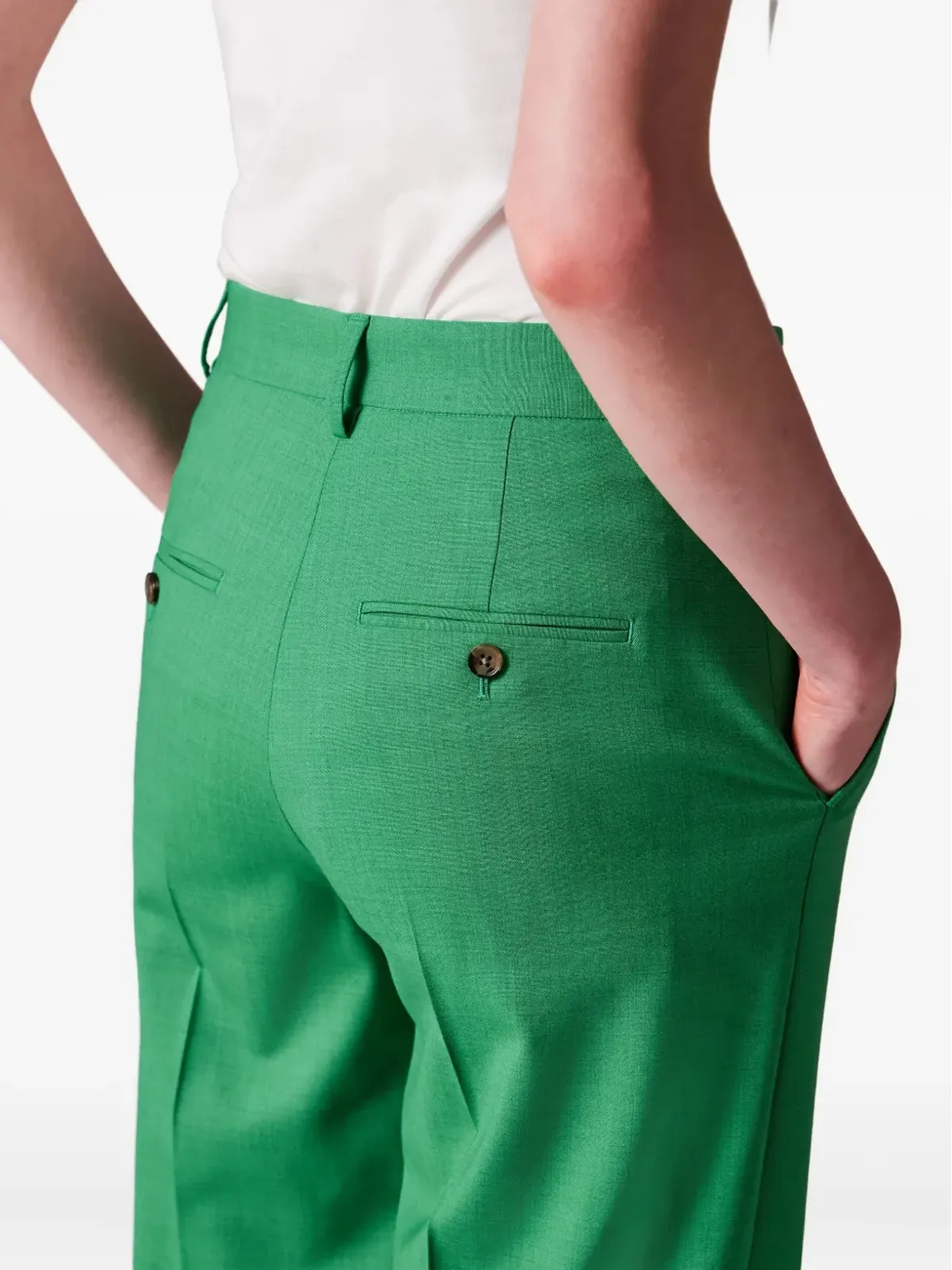 Paul Smith プリーツディテール テーラードパンツ - 画像5