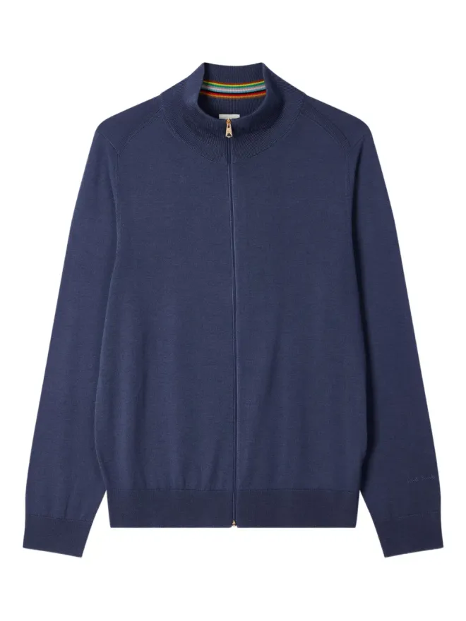 Paul Smith Paul Smith ジップネックリブカフ カーディガンの商品画像