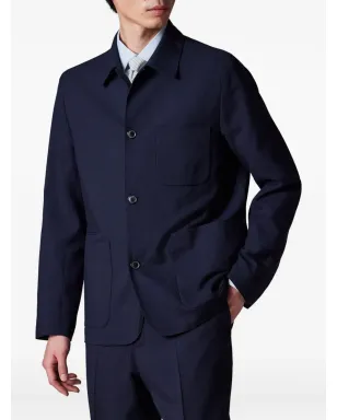 Paul Smith ボタン留め パッチポケット スーツジャケット ブルー - サムネイル3