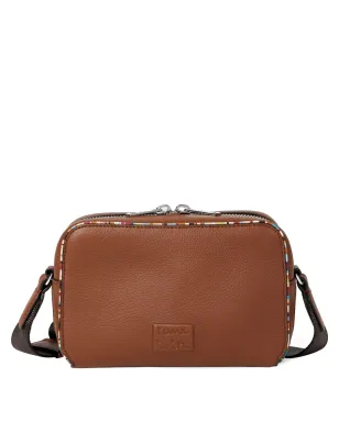 Paul Smith ジップディテール レザー メッセンジャーバッグ - ブラウン - サムネイル1