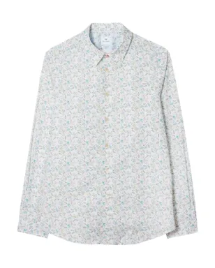 PS Paul Smith Globe Flower shirt - White - サムネイル1