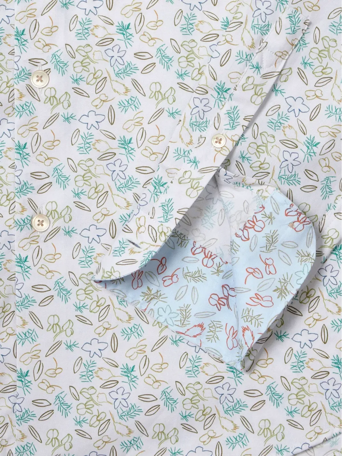 PS Paul Smith Globe Flower shirt - White - 画像4
