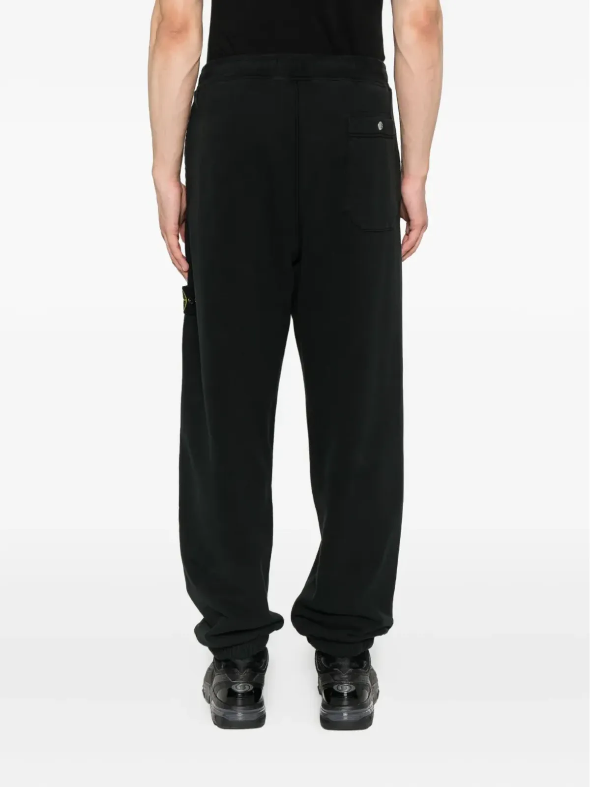 Stone Island ロゴパッチ カフドパンツ - 画像4