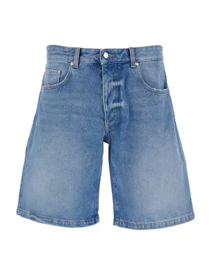 ICON DENIM ロゴパッチ デニムショーツ - サムネイル1
