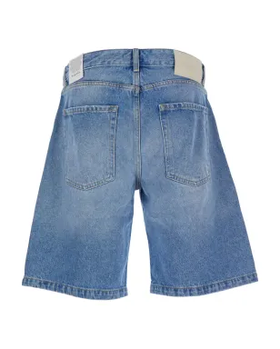 ICON DENIM ロゴパッチ デニムショーツ - サムネイル2