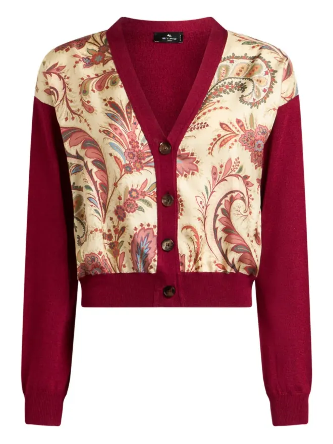 ETRO ETRO ペイズリーパネルドカーディガンの商品画像