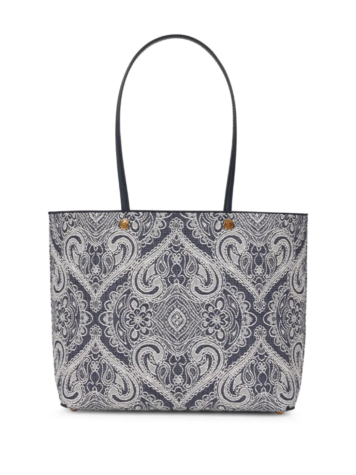 ETRO ペイズリープリント オープントップ トートバッグ - 画像3