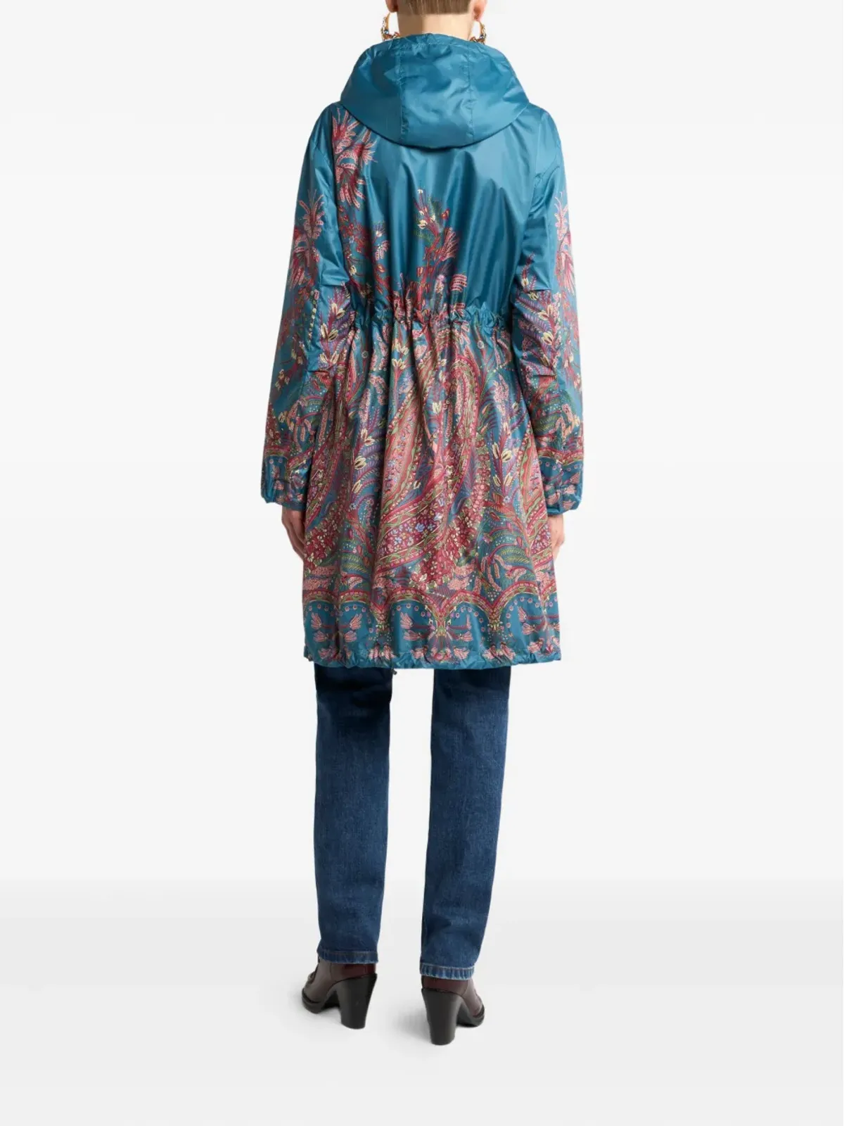 ETRO ペイズリー柄レインコート - 画像3