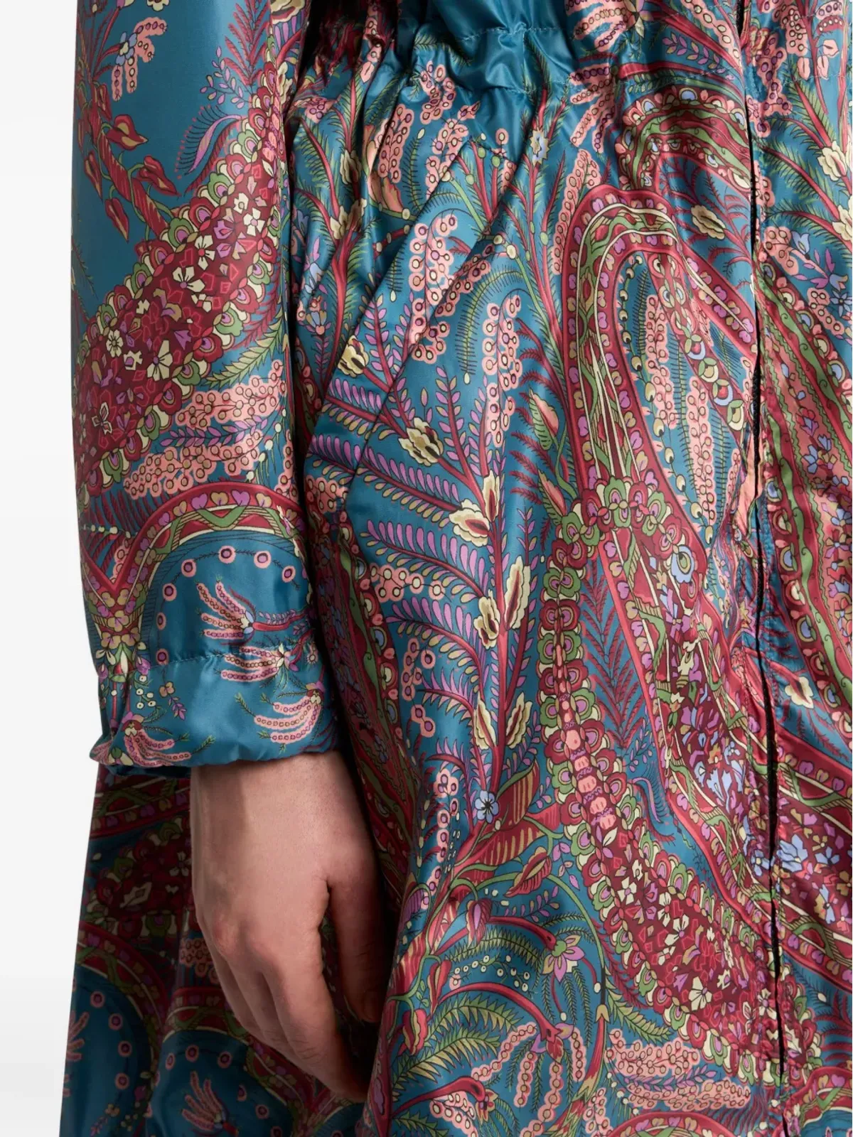 ETRO ペイズリー柄レインコート - 画像4