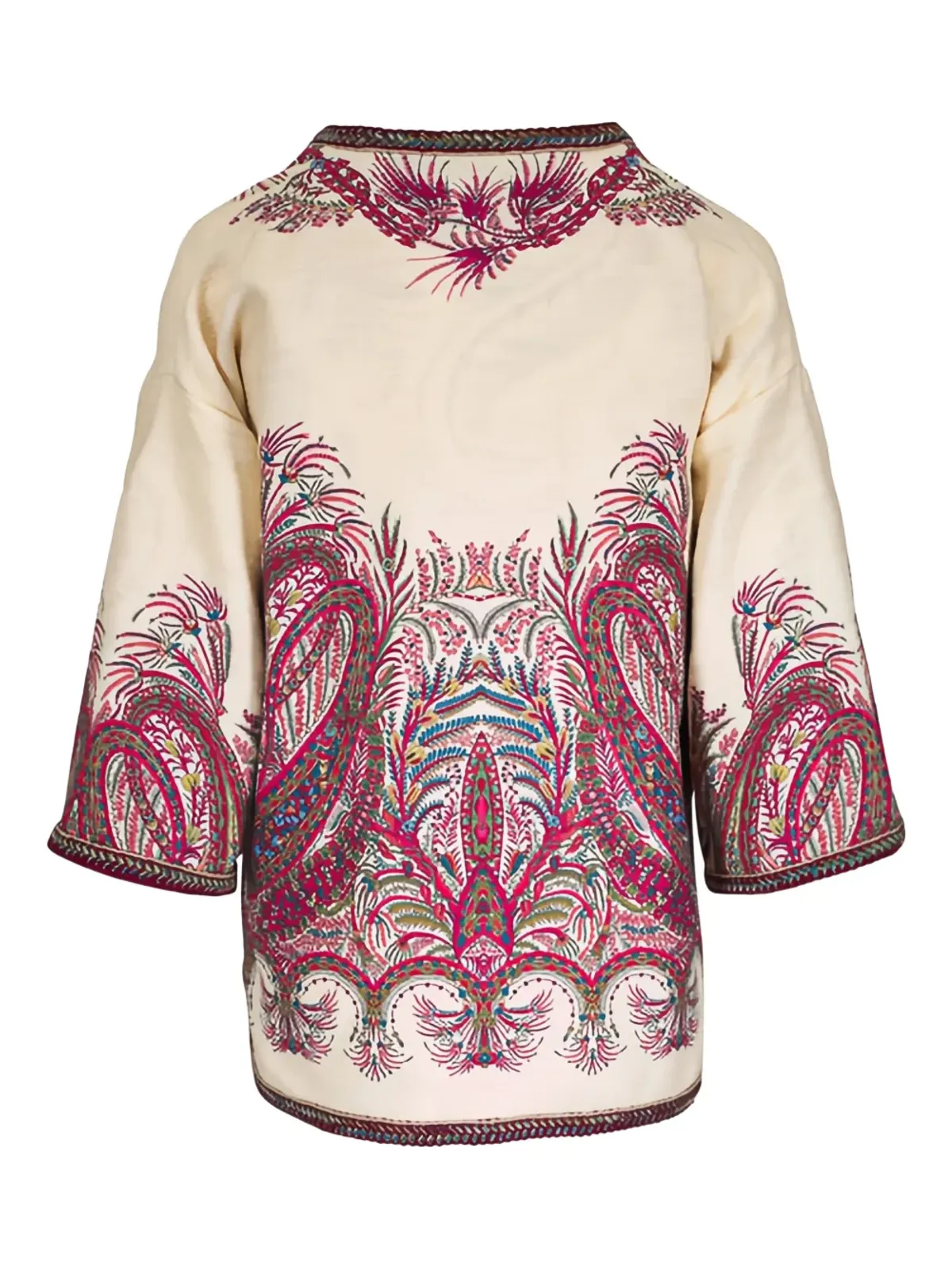 ETRO ペイズリーパターンジャケット - Neutrals - 画像2