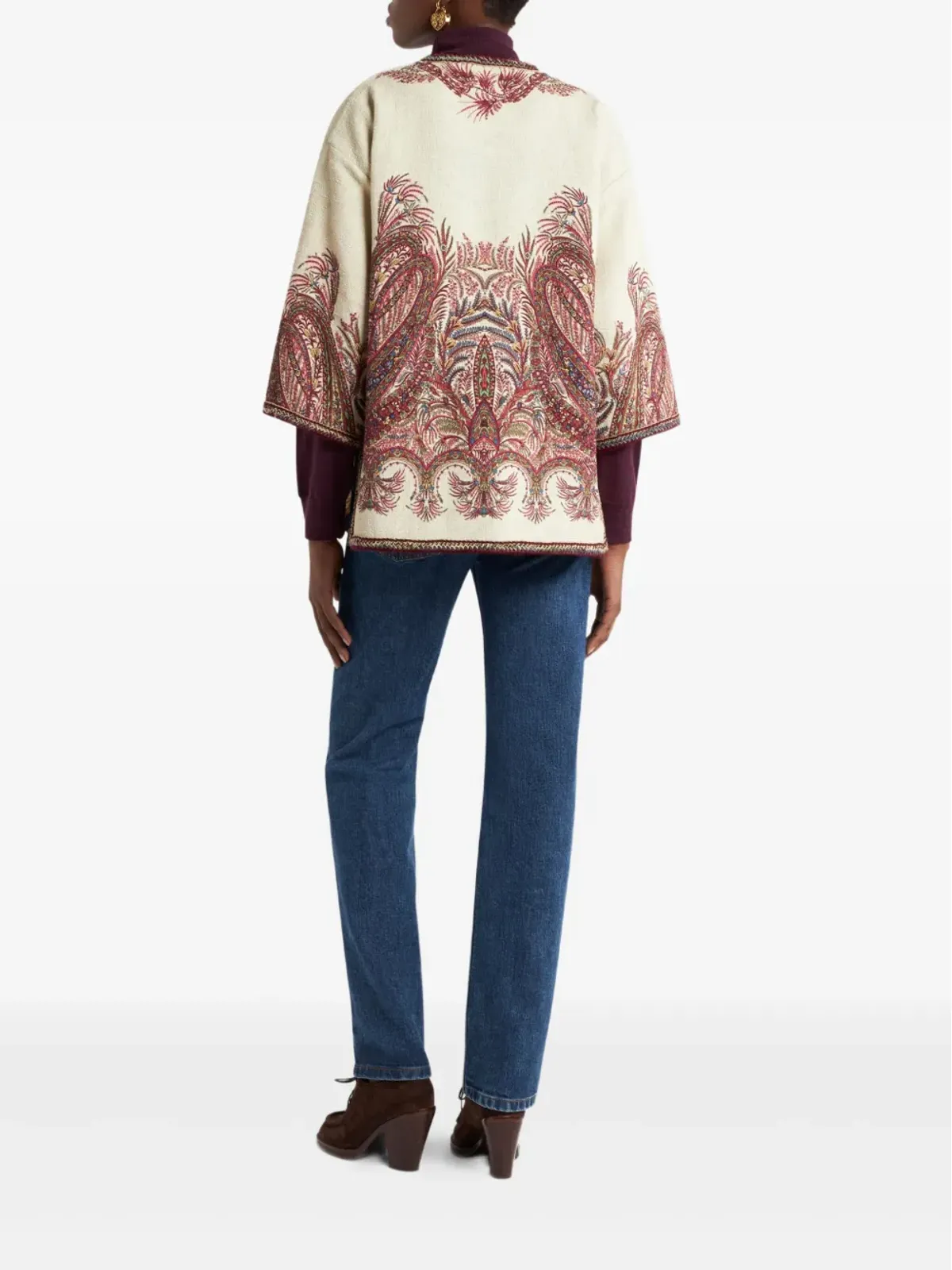 ETRO ペイズリーパターンジャケット - Neutrals - 画像3