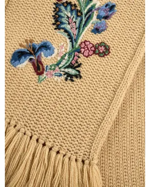 ETRO ペイズリー刺繍フリンジスカーフ - サムネイル2