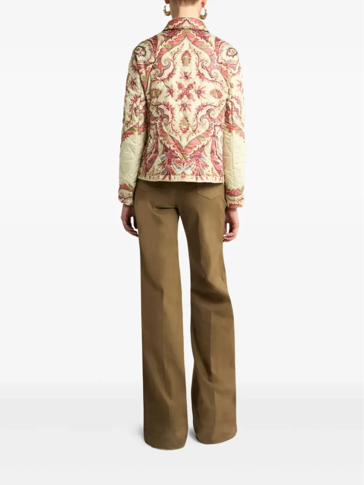 ETRO ペイズリープリント キルティングジャケット - 画像3
