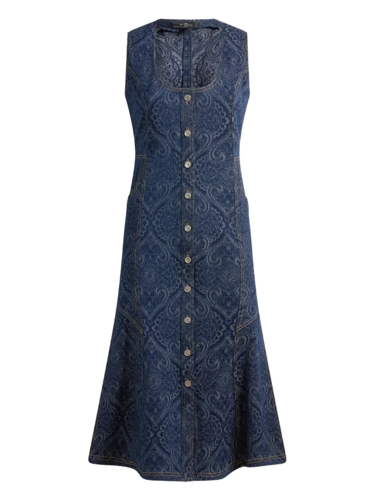 ETRO ペイズリープリントデニムドレス - 画像1