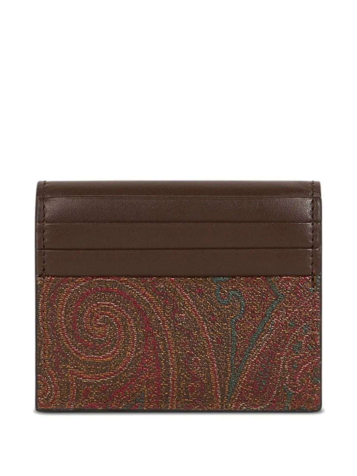 ETRO ペイズリーフラップカードホルダー - 画像2