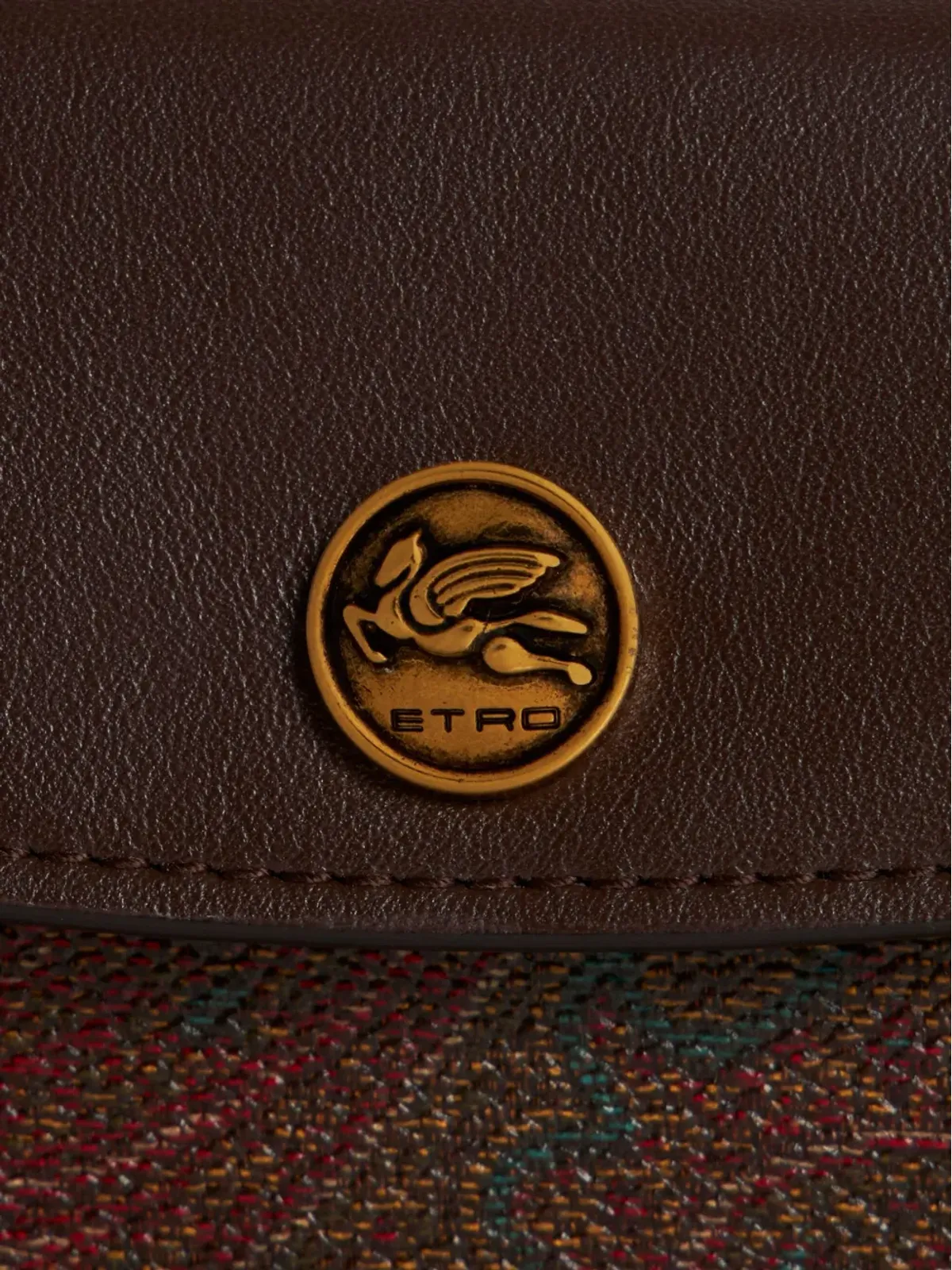 ETRO ペイズリーフラップカードホルダー - 画像4