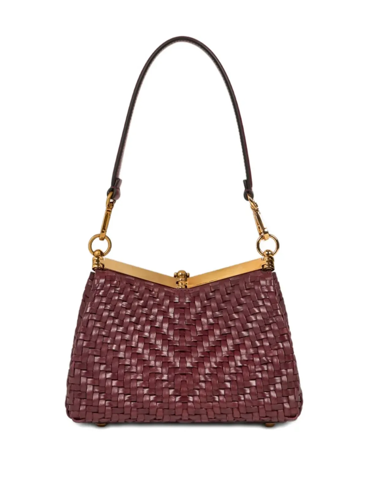 ETRO Vellaレザー トートバッグ - レッド - 画像3