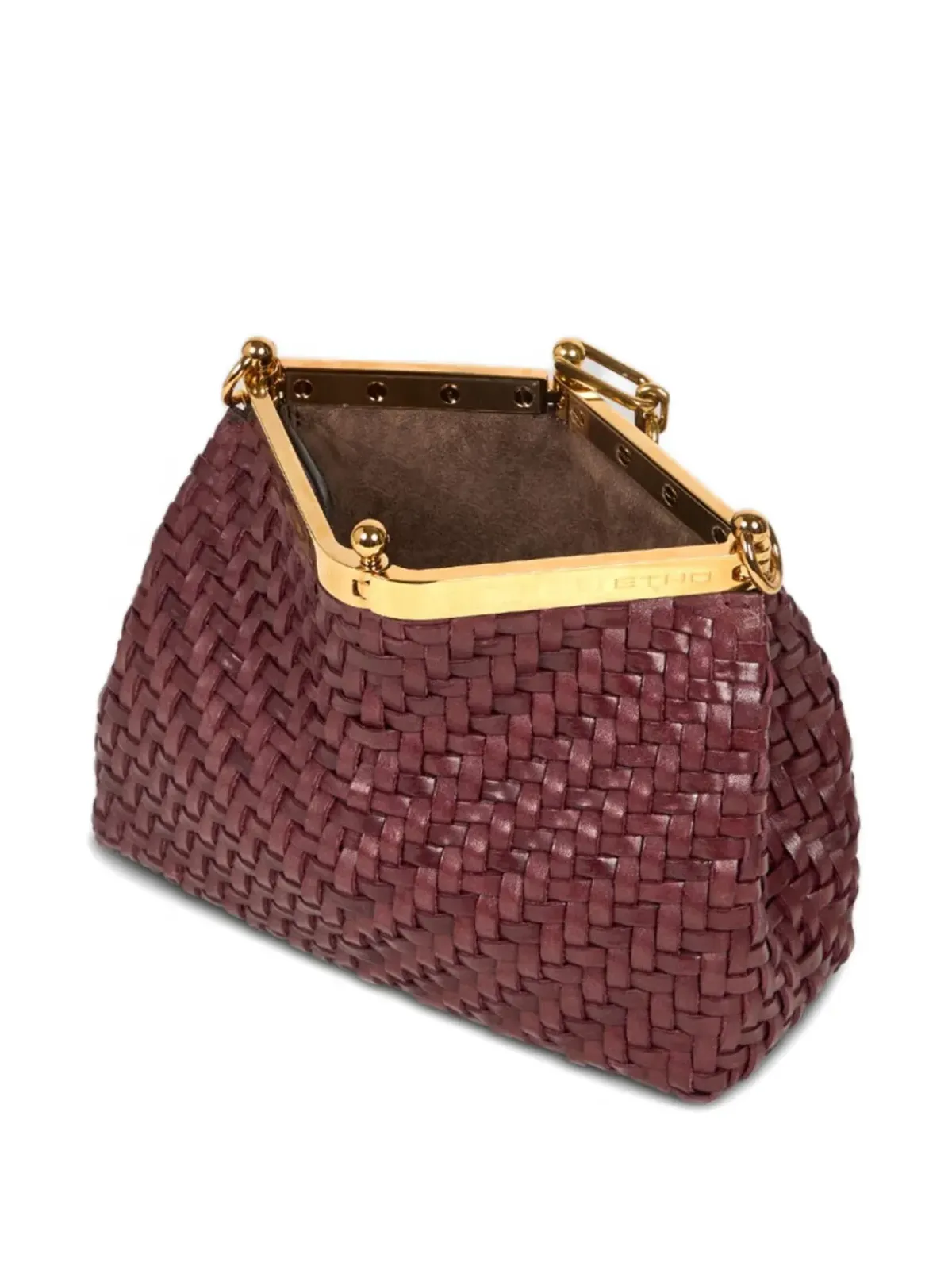 ETRO Vellaレザー トートバッグ - レッド - 画像4
