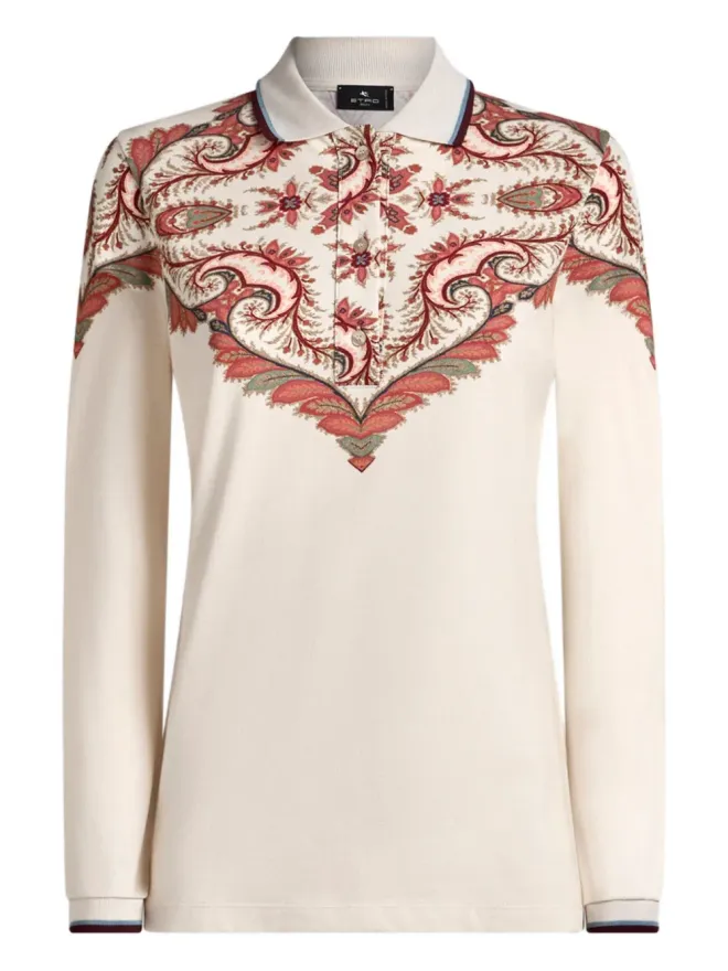 ETRO ETRO ペイズリープリント ポロシャツの商品画像
