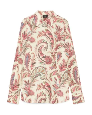 ETRO ペイズリープリント ポプリンシャツ - サムネイル1