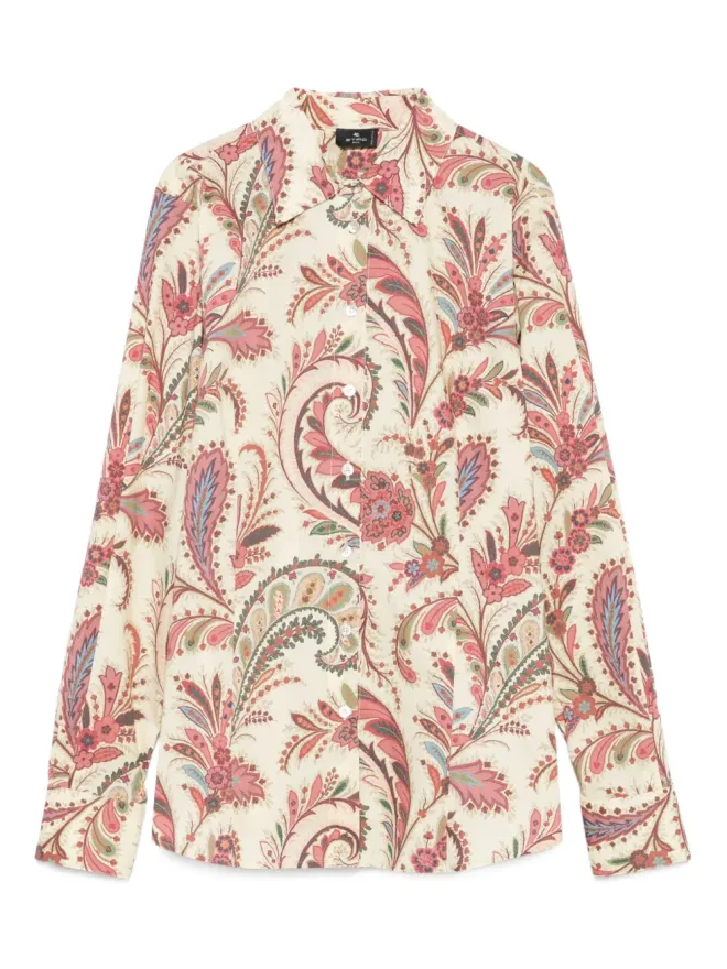ETRO ETRO ペイズリープリント ポプリンシャツの商品画像
