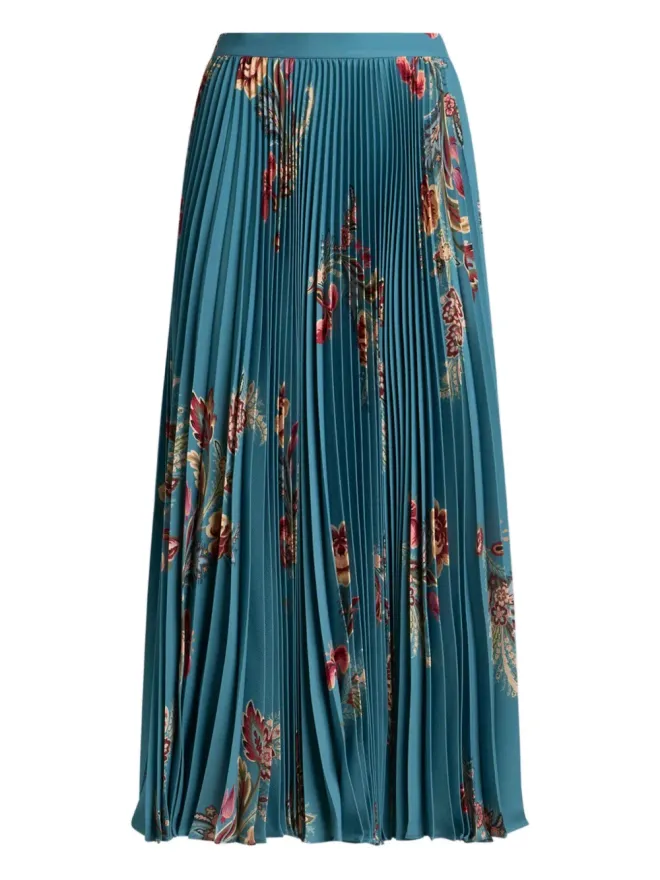 ETRO ETRO プリーツ花柄ミディスカートの商品画像