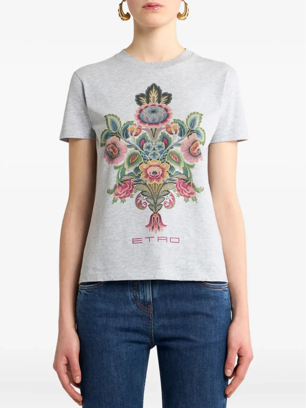 ETRO ペイズリープリントTシャツ - 画像2