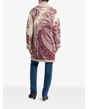 ETRO 花柄ジャカード ボタン留めコート - サムネイル3