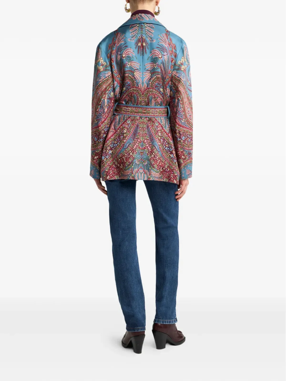 ETRO ペイズリー柄シルクジャケット - 画像3