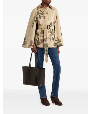 ETRO 花柄プリントのケープ - サムネイル2