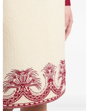 ETRO ブークレ ペンシルスカート - サムネイル5