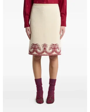 ETRO ブークレ ペンシルスカート - サムネイル3