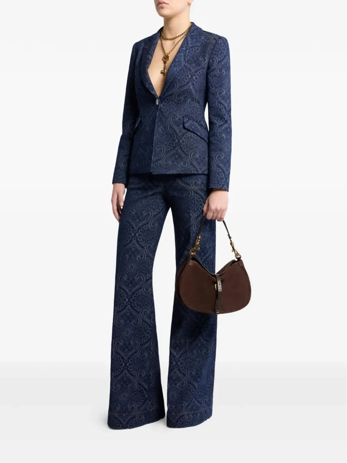 ETRO ペイズリージャカードジーンズ - 画像2