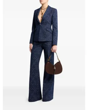ETRO ペイズリージャカードジーンズ - サムネイル2